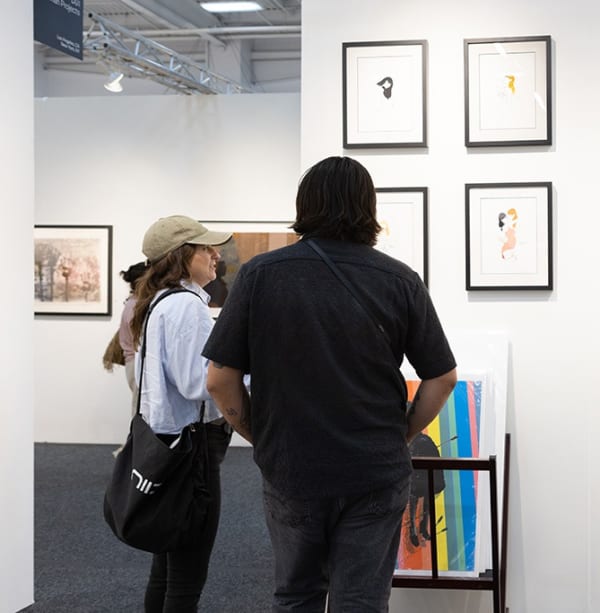 Opening reception of Art on Paper Fair