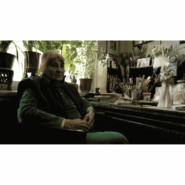Zhanetta Solovyova in her workshop