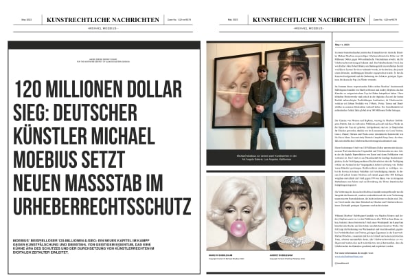 120 Millionen Dollar Sieg: Deutscher Künstler Michael Moebius setzt neuen Maßstab im Urheberrechtsschutz