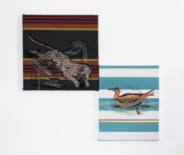 Helga Schmidhuber, Untitled, from the cycle 'About Horizons' - Diptych, 2023