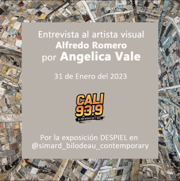 Angelica Vale entrevista al artista visual Alfredo Romero en La Vale Show