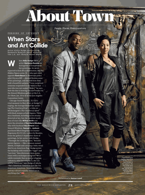 ‘Hidden Figures’ Star Aldis Hodge, Painter Harmonia Rosales to Debut Collab Works at L.A. Art Show