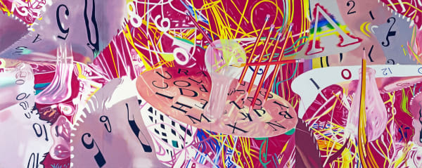 James Rosenquist, Time Blades--Learning Curves, 2007