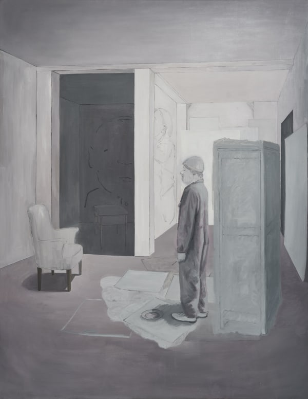 © 2020 Victor Florido. Rosa, 189 x 153 cm. Oil on canvas.
