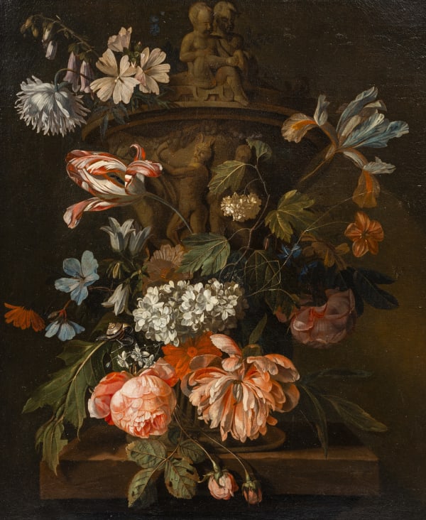 Willem GRASDORP, Bouquet de fleurs, 18 ème