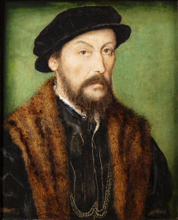 Claude Corneille de LYON (1500-1575) et atelier, Portrait d'un gentilhomme, 16 ème