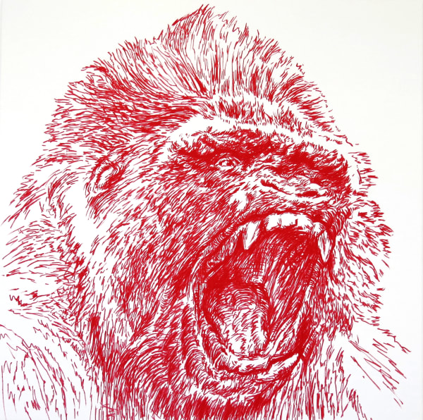 William Pérez, Gorilla (Living Nature), 2022