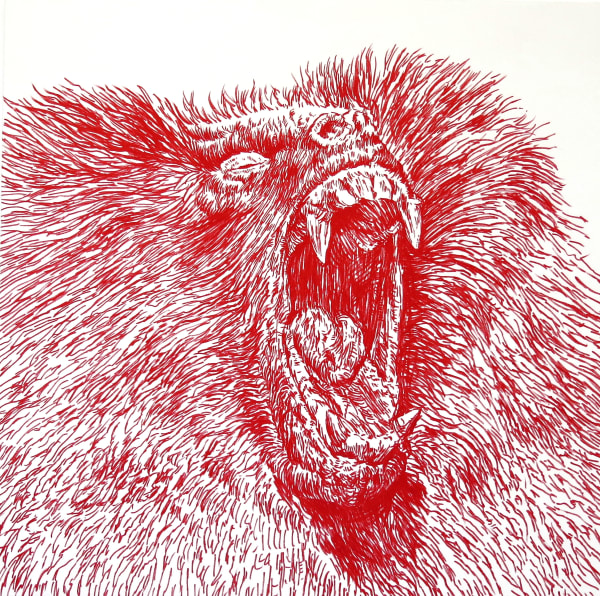 William Perez, Baboon 2 (Living Nature), 2022