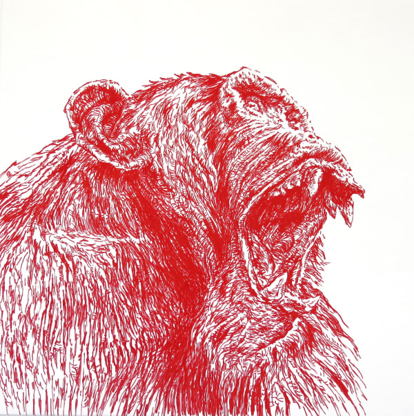 William Pérez, Chimpanzee 3 (Living Nature), 2022