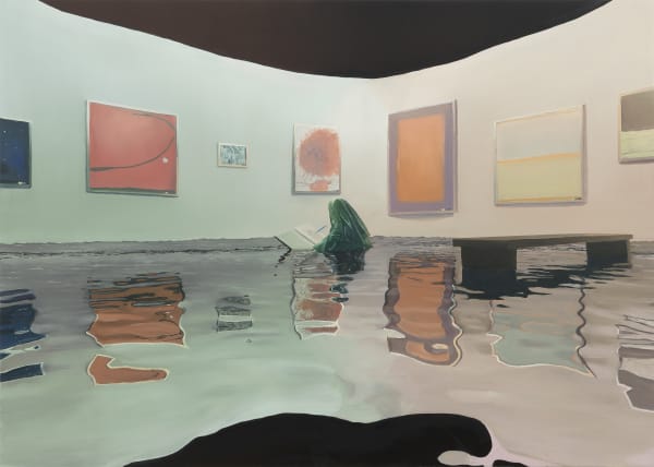 Nobody Nowhere the limbo of the future in Gabriel Abrantes’ paintings