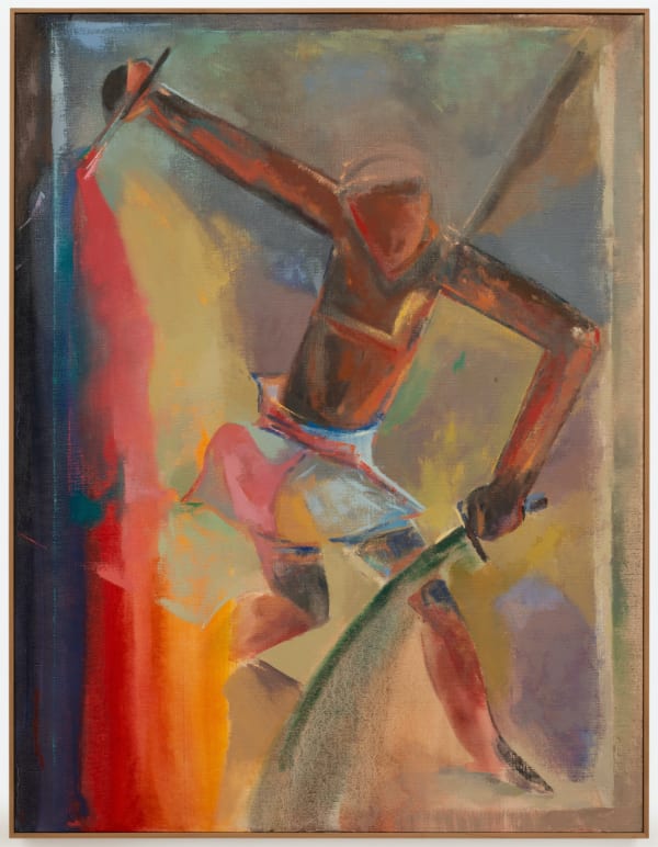 David Maljković Colors Guardian - After A.P., 2025 Oil on canvas 116 x 89 cm