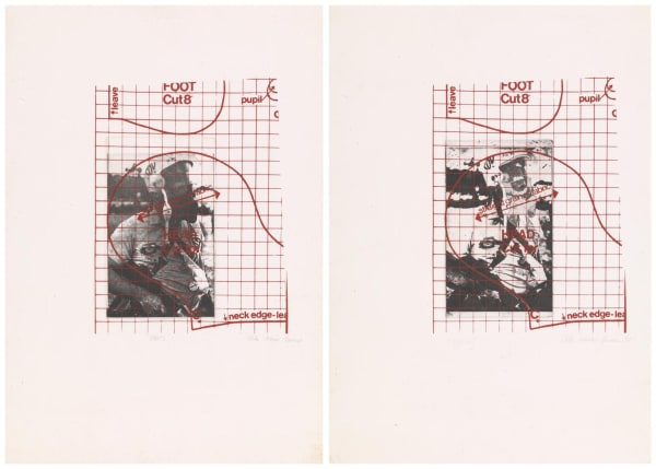 Cut - Foot - Pupil- Uprisings, 1981