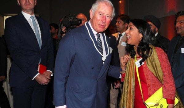 With Prince Charles at the Illuminating India: 5000 years of Science and Innovation exhibition, Science Museum, 2017