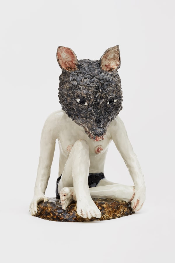 Klara Kristalova Den rastlösa / The Restless, 2019 Glazed porcelain, 47 x 37 x 35 cm