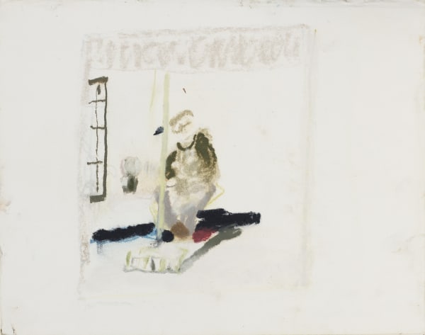 Hans Lannér, Hantverk, 2024. Watercolour and dry pastel on paper, 22x28 cm