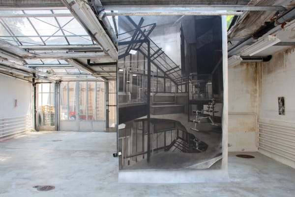 Installation View Tobias Nussbaumer, Postponed Reflection, 2024, Greenhouse, Riehen, CH