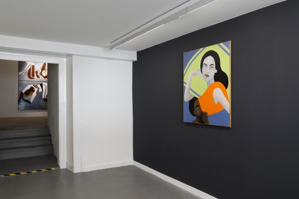 Feeding Earth, 2022 oil on linen 100 x 81 cm Photo credits@Neige Sanchez