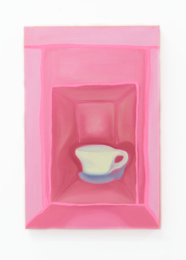 Célia Noverraz Distributeur de boisson automatique, 2025 acrylic on canvas 60 x 40 cm