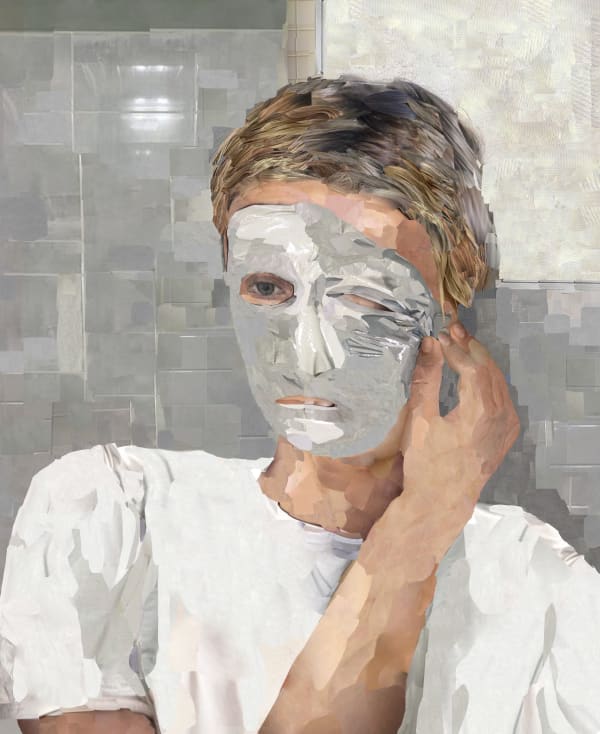 Alina Frieske Tile (Four), 2020 Archival print on baryta paper 115 x 95 cm