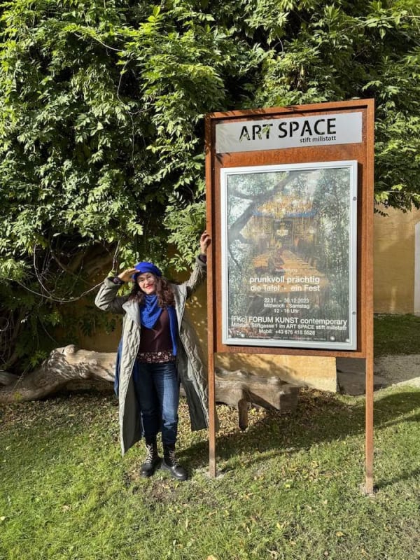 Vernissage 18 11 2023, Artist Marina Sailer, photo Ronaldo