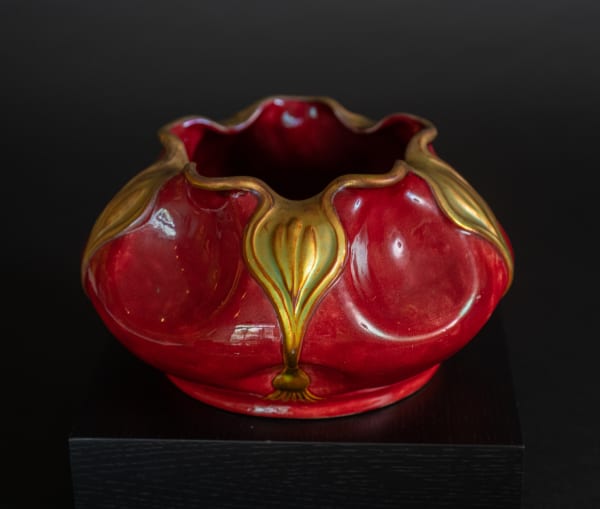 Zsolnay Pecs, Vase with Crocus, c. 1904