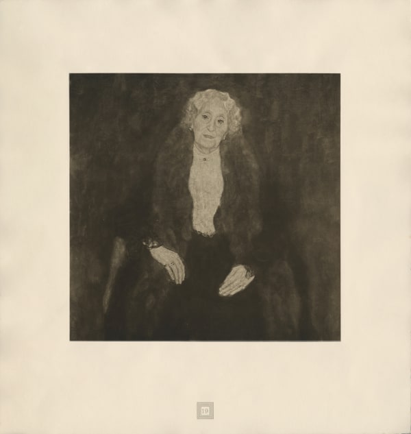 Gustav Klimt, Portrait of Charlotte Pulitzer, 1931