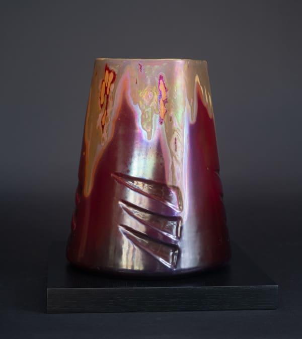 Massier, Volcano Vase, c. 1895