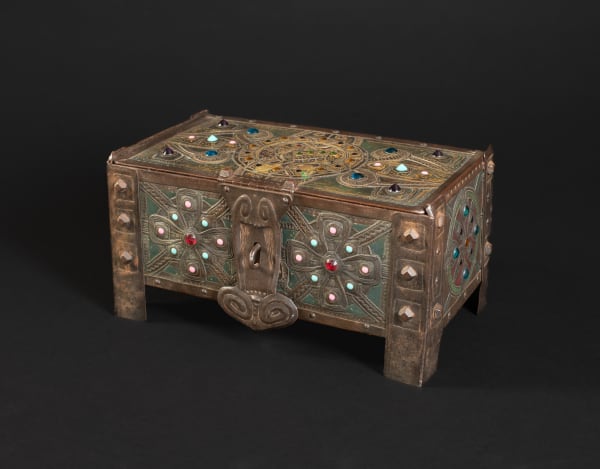 Alfred Daguet, Celtic Hounds Casket, c. 1905