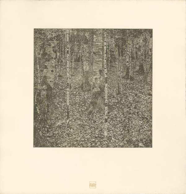 Gustav Klimt, Birch Forest I, 1908-1914