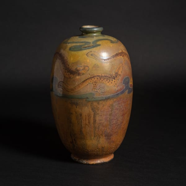 Galileo Chini, Newt Vase, c. 1900