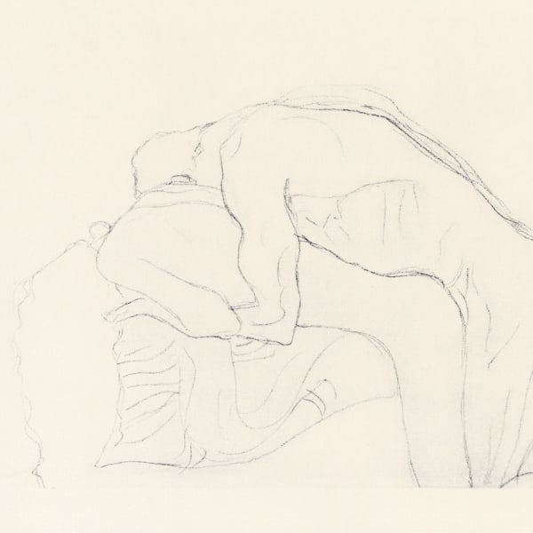 Gustav Klimt, Woman Coupled with Man, 1907