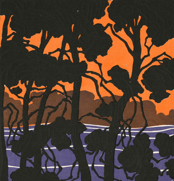 Josef Maria Auchentaller, Decorative Landscape, 1901