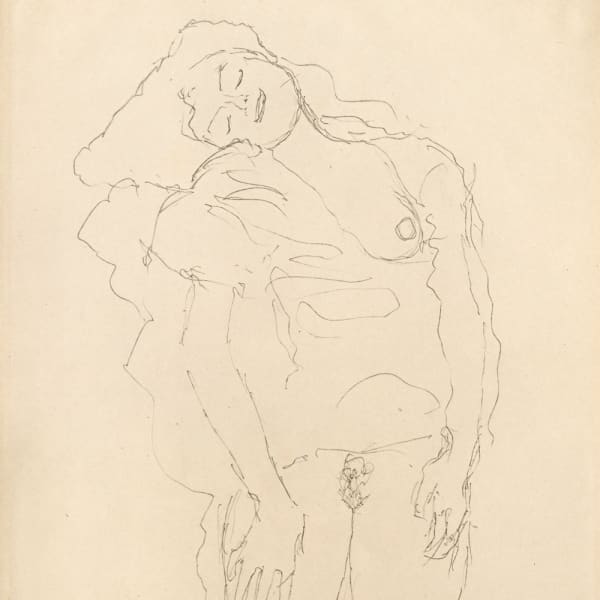 Gustav Klimt, Nude, 1919