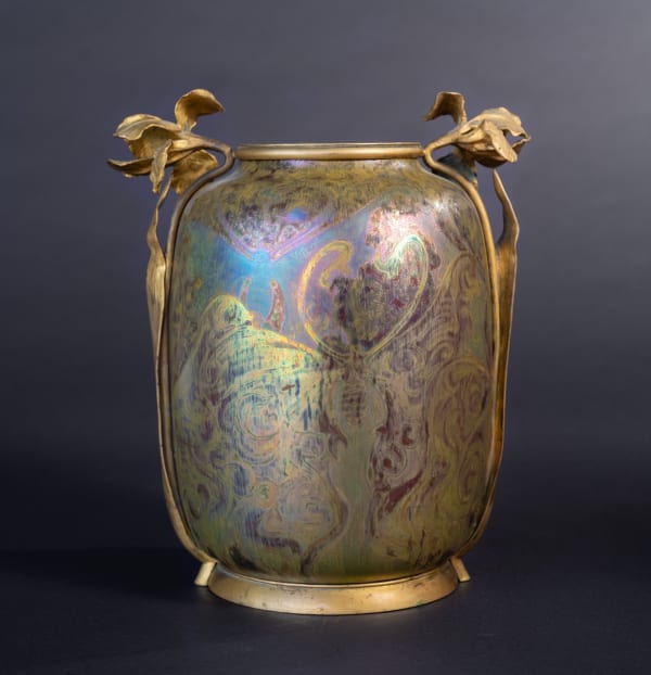 Massier, Butterfly Vase, c. 1900