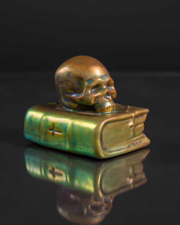 Zsolnay Pecs, Memento Mori, c. 1900