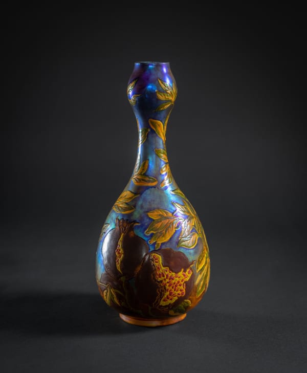 Zsolnay Pecs, Pomegranate Vase, c. 1900