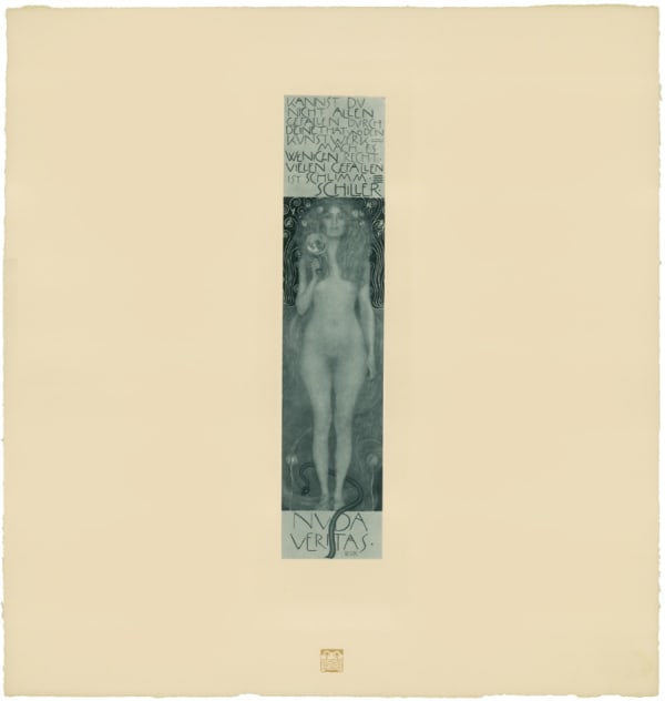 Gustav Klimt, Nuda Veritas, 1908-1914