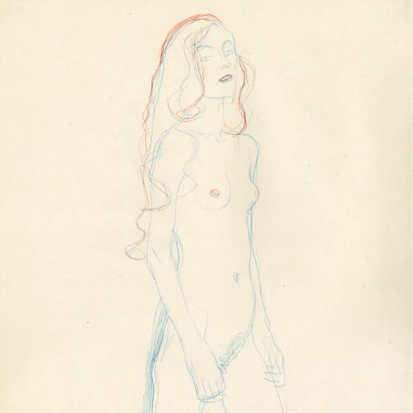 Gustav Klimt, Standing Nude, 1919