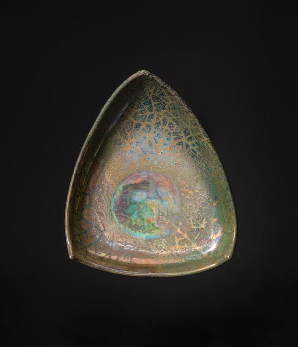 Massier, Winter Moon Charger, c. 1895