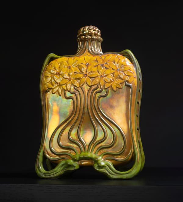 Zsolnay Pecs, Zsolnay Flask, c. 1898