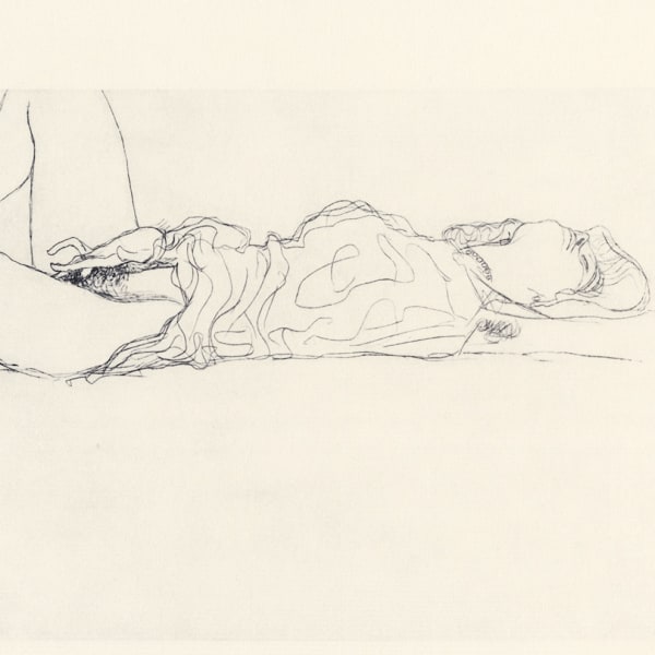 Gustav Klimt, Masturbating Woman, 1907