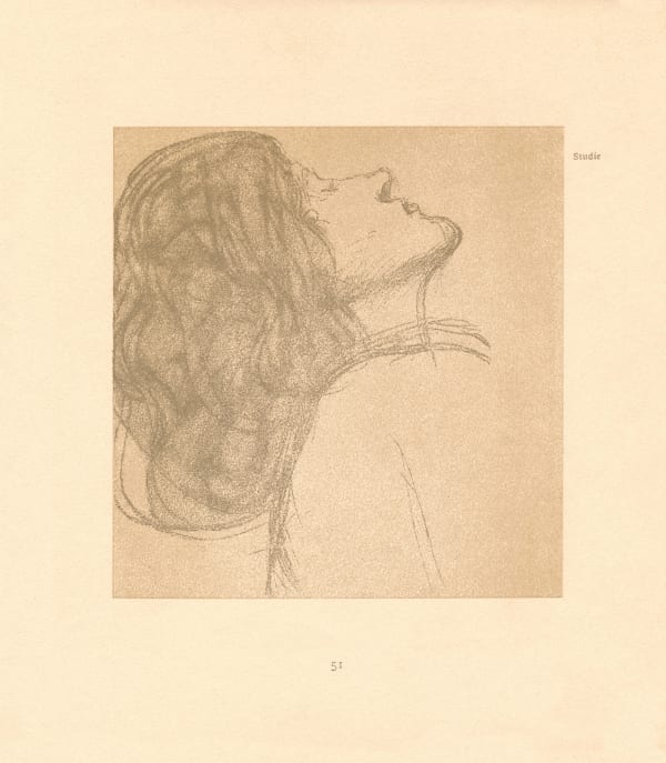 Gustav Klimt, Study: Woman's Profile, 1903
