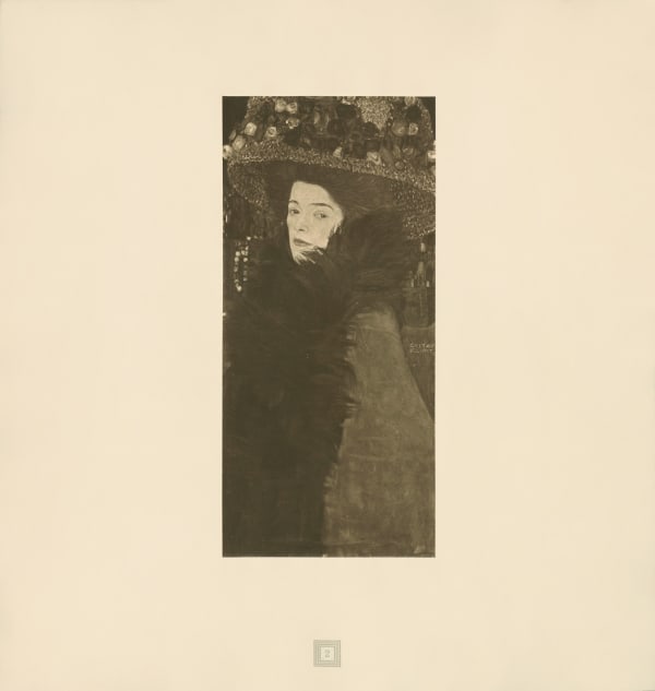 Gustav Klimt, Lady in Feathered Hat, 1931