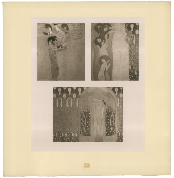 Gustav Klimt, Beethovan Frieze II, 1908-1914