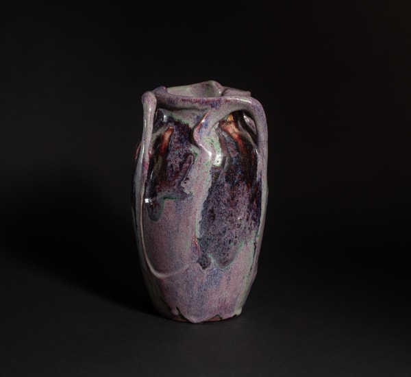Raoul Lachenal, Purple Twist Vase, c. 1900