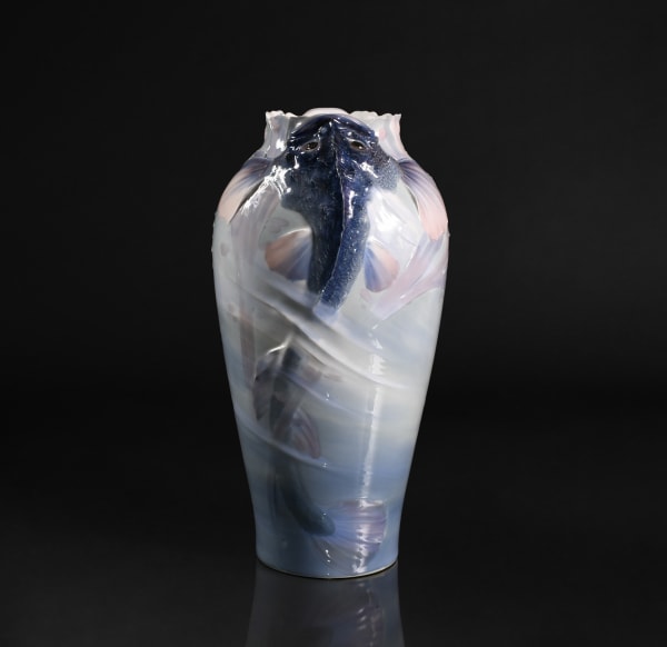 Rörstrand, Monumental Monkfish Vase, c. 1900