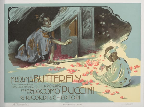 Adolfo Hohenstein, Madame Butterfly, 1914