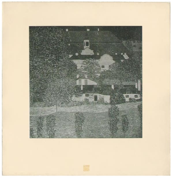 Gustav Klimt, Schloss Kammer on Lake Attarsee II, 1908-1914