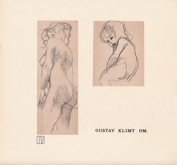 Gustav Klimt, Diptych: Woman Standing & Child Sitting, 1901