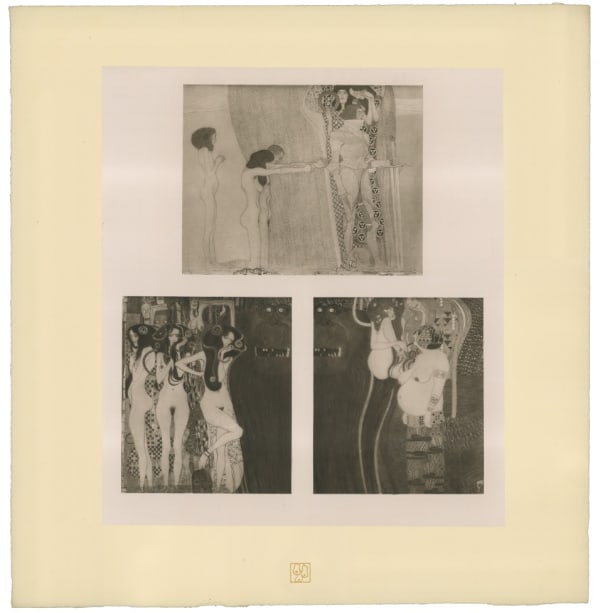 Gustav Klimt, Beethovan Frieze I, 1908-1914